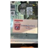 antique dan patch post card and envelope