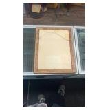 horse racing painting on plywood