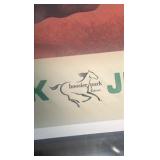 1999 Hoosier park Dan patch race advertisement poster