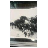 1903 horse race panoramic photo reproduction