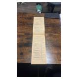 1934 pimlico Maryland jockey club race program