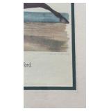 horse racing lithograph