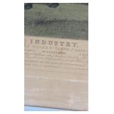 1838 INDUSTRY horse racing etching