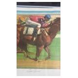 1974 Eddie Arcaro signed and numbered print