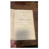 1912 Lake Erie trotting circuit race program and tickets
