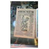 antique illustrated international stock book