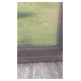 early 1900s inferno racing horse lithograph