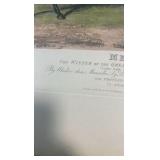 late 1800s memnon horse racing etching