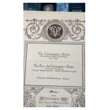 1934 Vanderbilt hotel menu