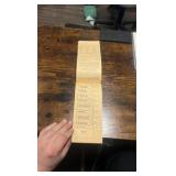 1934 pimlico Maryland jockey club race program