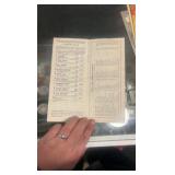 1957 Hollywood park race program