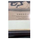 1874 SMUGGLER horse racing etching