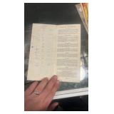 1957 Hollywood park race program