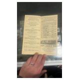 1951 Saratoga race program