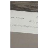 1892 sir Hugo horse racing etching