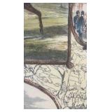 vintage horse lithograph