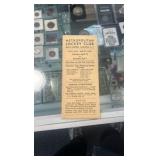 1938 metropolitan jockey club racing program