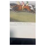 horse racing lithograph