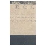 mid 1800s Monmouth eclipse etching