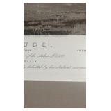 1892 sir Hugo horse racing etching