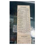 1950 pimlico Maryland jockey club race program