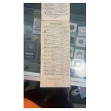 1950 pimlico Maryland jockey club race program