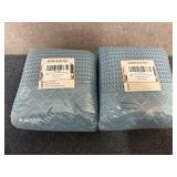 2 Waffle Textured Bath Mats