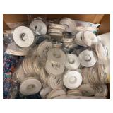 Box Of Christmas Ribbon And Sticker Books