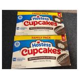 2 Family Packs Of Hostess Cupcakes