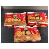 3 X 20Ct Packs Of Ritz Peanut Butter Crackers