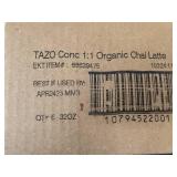 6 Containers Fo Tazo Organic Black Tea Concentrate
