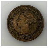 1882, 1884 & 1888 Canada One Cent Queen Victoria Coins Great Condition