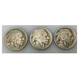 Misc. Buffalo Head Nickels And Wheat Pennies