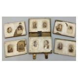 Antique Photo Album With Antique Photos & Some Tin Types