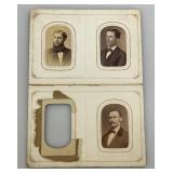 Antique Photo Album With Antique Photos & Some Tin Types