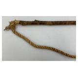 RARE Collectors Antique Early 19Th Century Lacebark Whip