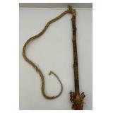 RARE Collectors Antique Early 19Th Century Lacebark Whip