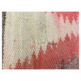 Vintage Woven Navajo Saddle Blanket 21" x 39 1/2"