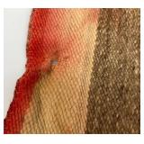 Vintage Woven Navajo Saddle Blanket 21" x 39 1/2"