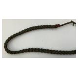 U.S. Army WWII French Fourragere With Gold Colored Barrel And Tip