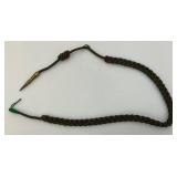 U.S. Army WWII French Fourragere With Gold Colored Barrel And Tip