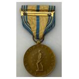 Vintage Military Metals One With Ribbon And One In Original Box & More