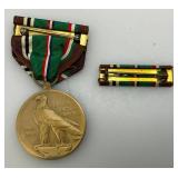 Vintage Military Metals One With Ribbon And One In Original Box & More