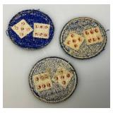 Vintage Military Metals With Ribbons In Original Box & More