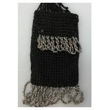 Victorian Hand Knit Crocheted And Beaded Miser