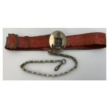 Vintage MASONIC Knights Templar Sword Clasp, Chain, Buckle And Belt