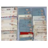 Misc. Postcards And Envelopes And Stamps