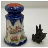 Misc. Vintage Items Including ERPHILA Dog Statues Made In Germany And More