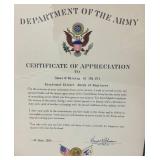 Misc. Military Certificates And Photos