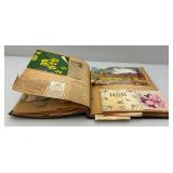 Vintage Scrap Book With Vintage Valentines And More